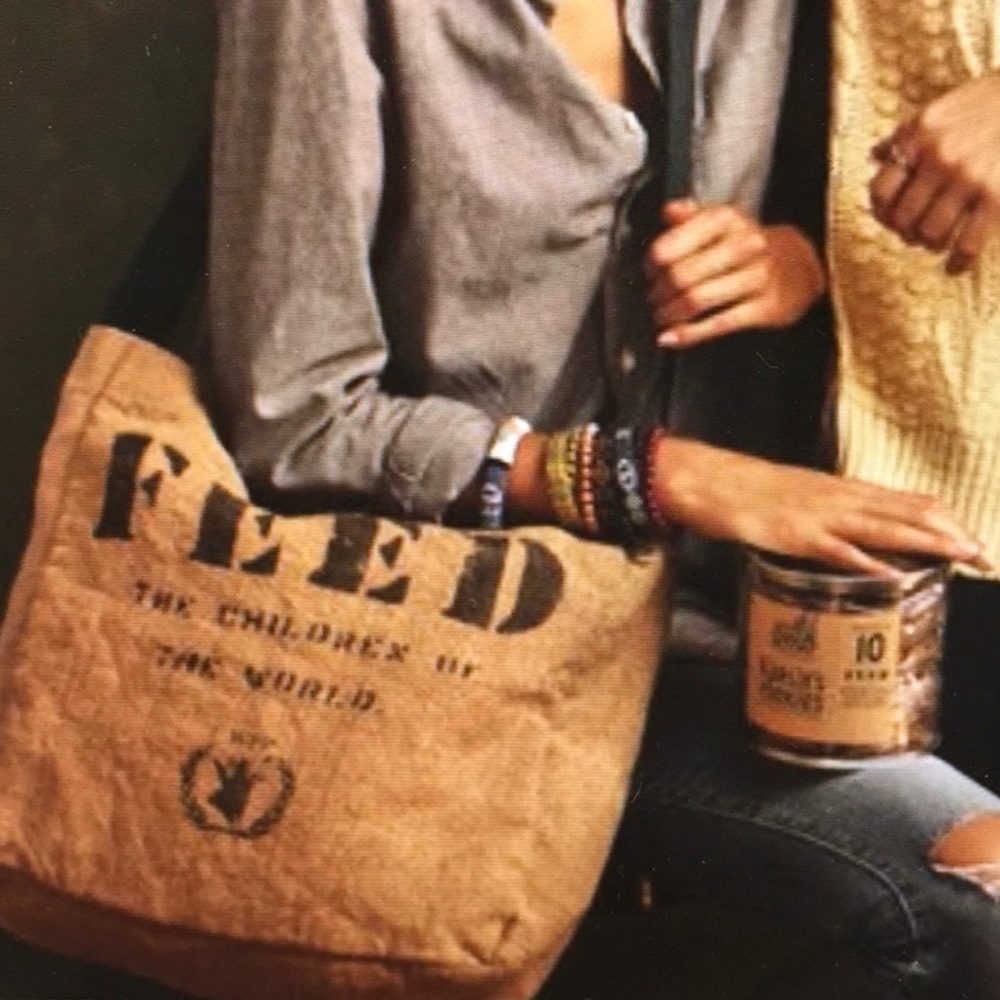 FEED Burlap/Canvas Bag Reversible by WFP - Picture 8 of 12